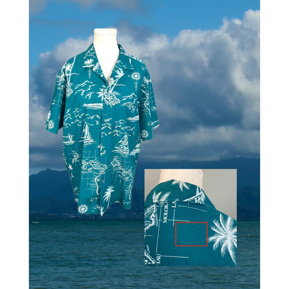 Lot of 12 Men's Vintage Made in Hawaii Hawaiian Shirts Sizes M to 2XL - Picture 4 of 5